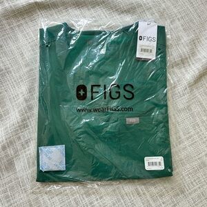 Figs Hunter Green Catarina Scrub Top